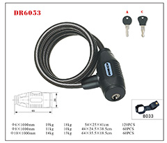 DR6053 Spiral Cable Lock