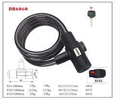 DR6060 Spiral Cable Lock