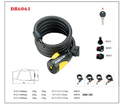 DR6061 Spiral Cable Lock