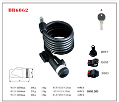 DR6062 Spiral Cable Lock