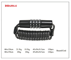 DR6064 Spiral Cable Lock