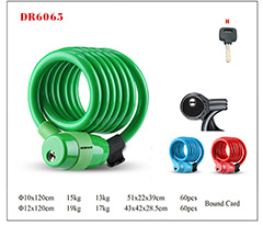 DR6065 Spiral Cable Lock