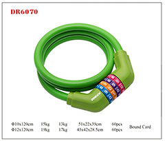 DR6070 Spiral Cable Lock