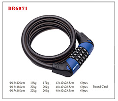 DR6071 Spiral Cable Lock