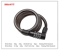 DR6077 Spiral Cable Lock