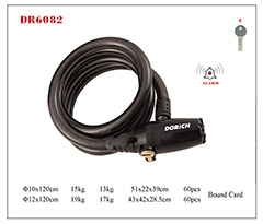 DR6082 Alarm Spiral Cable Lock