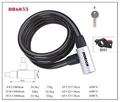 DR6055 Spiral Cable Lock