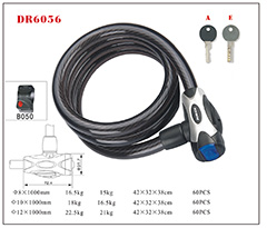 DR6056 Spiral Cable Lock