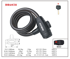 DR6058 Spiral Cable Lock