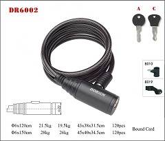DR6002 Spiral Cable Lock