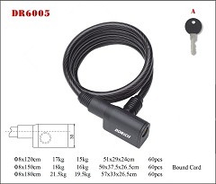 DR6005 Spiral Cable Lock