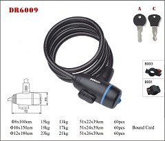 DR6009 Spiral Cable Lock