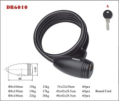 DR6010 Spiral Cable Lock