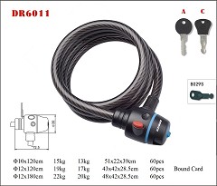 DR6011 Spiral Cable Lock