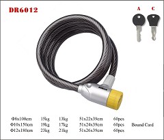 DR6012 Spiral Cable Lock