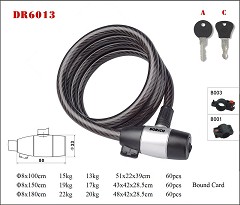 DR6013  Spiral Cable Lock