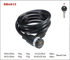 DR6015 Spiral Cable Lock