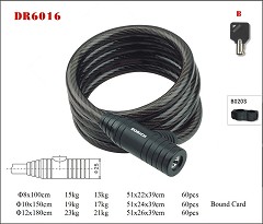 DR6016 Spiral Cable Lock
