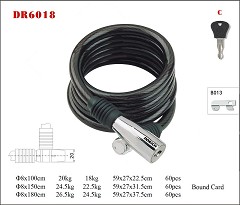 DR6018 Spiral Cable Lock