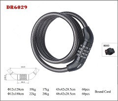 DR6029 Spiral Cable Lock