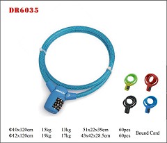 DR6035 Spiral Cable Lock