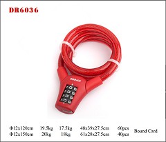 DR6036 Spiral Cable Lock