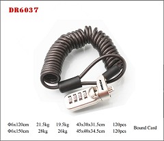 DR6037 Spiral Cable Lock