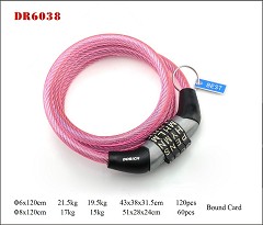 DR6038 Spiral Cable Lock