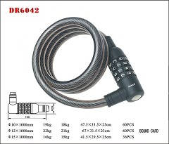 DR6042 Spiral Cable Lock