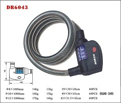 DR6043 Spiral Cable Lock