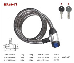 DR6047 Spiral Cable Lock