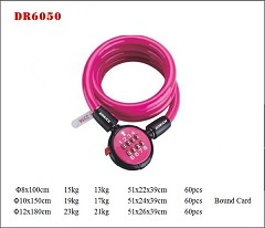 DR6050 Spiral Cable Lock